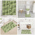 Lime Palaka Hawaii Cowboy Bathroom Set Puakenikeni Lei Paniolo Papale Seamless Vibes - Polynesian Pride