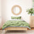 Lime Palaka Hawaii Cowboy Bedding Set Puakenikeni Lei Paniolo Papale Seamless Vibes - Polynesian Pride