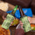 Lime Palaka Hawaii Cowboy 4 in 1 Can Cooler Tumbler Puakenikeni Lei Paniolo Papale Seamless Vibes - Polynesian Pride
