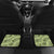 Lime Palaka Hawaii Cowboy Car Mats Puakenikeni Lei Paniolo Papale Seamless Vibes - Polynesian Pride