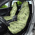 Lime Palaka Hawaii Cowboy Car Seat Cover Puakenikeni Lei Paniolo Papale Seamless Vibes - Polynesian Pride