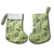 Lime Palaka Hawaii Cowboy Christmas Stocking Puakenikeni Lei Paniolo Papale Seamless Vibes - Polynesian Pride