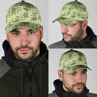 Lime Palaka Hawaii Cowboy Classic Cap Puakenikeni Lei Paniolo Papale Seamless Vibes - Polynesian Pride