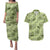Lime Palaka Hawaii Cowboy Couples Matching Puletasi and Hawaiian Shirt Puakenikeni Lei Paniolo Papale Seamless Vibes - Polynesian Pride