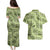 Lime Palaka Hawaii Cowboy Couples Matching Puletasi and Hawaiian Shirt Puakenikeni Lei Paniolo Papale Seamless Vibes - Polynesian Pride