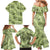 Lime Palaka Hawaii Cowboy Family Matching Mermaid Dress and Hawaiian Shirt Puakenikeni Lei Paniolo Papale Seamless Vibes - Polynesian Pride