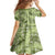 Lime Palaka Hawaii Cowboy Family Matching Off Shoulder Maxi Dress and Hawaiian Shirt Puakenikeni Lei Paniolo Papale Seamless Vibes - Polynesian Pride