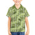 Lime Palaka Hawaii Cowboy Family Matching Off Shoulder Maxi Dress and Hawaiian Shirt Puakenikeni Lei Paniolo Papale Seamless Vibes - Polynesian Pride