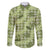 Lime Palaka Hawaii Cowboy Family Matching Off Shoulder Short Dress and Hawaiian Shirt Puakenikeni Lei Paniolo Papale Seamless Vibes - Polynesian Pride