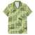 Lime Palaka Hawaii Cowboy Family Matching Short Sleeve Bodycon Dress and Hawaiian Shirt Puakenikeni Lei Paniolo Papale Seamless Vibes - Polynesian Pride