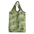 Lime Palaka Hawaii Cowboy Grocery Bag Puakenikeni Lei Paniolo Papale Seamless Vibes - Polynesian Pride