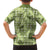 Lime Palaka Hawaii Cowboy Hawaiian Shirt Puakenikeni Lei Paniolo Papale Seamless Vibes - Polynesian Pride