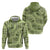 Lime Palaka Hawaii Cowboy Hoodie Puakenikeni Lei Paniolo Papale Seamless Vibes - Polynesian Pride