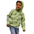 Lime Palaka Hawaii Cowboy Kid Hoodie Puakenikeni Lei Paniolo Papale Seamless Vibes - Polynesian Pride
