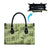 Lime Palaka Hawaii Cowboy Leather Bag Puakenikeni Lei Paniolo Papale Seamless Vibes - Polynesian Pride
