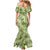 Lime Palaka Hawaii Cowboy Mermaid Dress Puakenikeni Lei Paniolo Papale Seamless Vibes - Polynesian Pride
