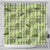 Lime Palaka Hawaii Cowboy Shower Curtain Puakenikeni Lei Paniolo Papale Seamless Vibes - Polynesian Pride