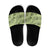 Lime Palaka Hawaii Cowboy Slide Sandals Puakenikeni Lei Paniolo Papale Seamless Vibes - Polynesian Pride
