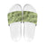Lime Palaka Hawaii Cowboy Slide Sandals Puakenikeni Lei Paniolo Papale Seamless Vibes - Polynesian Pride