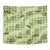 Lime Palaka Hawaii Cowboy Tapestry Puakenikeni Lei Paniolo Papale Seamless Vibes - Polynesian Pride