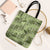 Lime Palaka Hawaii Cowboy Tote Bag Puakenikeni Lei Paniolo Papale Seamless Vibes - Polynesian Pride