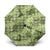 Lime Palaka Hawaii Cowboy Umbrella Puakenikeni Lei Paniolo Papale Seamless Vibes - Polynesian Pride
