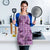 Purple Palaka Hawaii Cowboy Apron Puakenikeni Lei Paniolo Papale Seamless Vibes - Polynesian Pride
