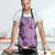Purple Palaka Hawaii Cowboy Apron Puakenikeni Lei Paniolo Papale Seamless Vibes - Polynesian Pride