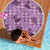 Purple Palaka Hawaii Cowboy Beach Blanket Puakenikeni Lei Paniolo Papale Seamless Vibes - Polynesian Pride