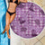 Purple Palaka Hawaii Cowboy Beach Blanket Puakenikeni Lei Paniolo Papale Seamless Vibes - Polynesian Pride
