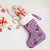 Purple Palaka Hawaii Cowboy Christmas Stocking Puakenikeni Lei Paniolo Papale Seamless Vibes - Polynesian Pride