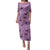 Purple Palaka Hawaii Cowboy Family Matching Puletasi and Hawaiian Shirt Puakenikeni Lei Paniolo Papale Seamless Vibes - Polynesian Pride