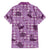 Purple Palaka Hawaii Cowboy Hawaiian Shirt Puakenikeni Lei Paniolo Papale Seamless Vibes - Polynesian Pride