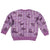 Purple Palaka Hawaii Cowboy Kid Ugly Christmas Sweater Puakenikeni Lei Paniolo Papale Seamless Vibes - Polynesian Pride