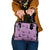 Purple Palaka Hawaii Cowboy Shoulder Handbag Puakenikeni Lei Paniolo Papale Seamless Vibes - Polynesian Pride
