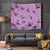Purple Palaka Hawaii Cowboy Tapestry Puakenikeni Lei Paniolo Papale Seamless Vibes - Polynesian Pride