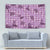 Purple Palaka Hawaii Cowboy Tapestry Puakenikeni Lei Paniolo Papale Seamless Vibes - Polynesian Pride