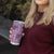 Purple Palaka Hawaii Cowboy Tumbler Cup Puakenikeni Lei Paniolo Papale Seamless Vibes - Polynesian Pride
