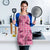 Pink Palaka Hawaii Cowboy Apron Puakenikeni Lei Paniolo Papale Seamless Vibes - Polynesian Pride