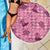 Pink Palaka Hawaii Cowboy Beach Blanket Puakenikeni Lei Paniolo Papale Seamless Vibes - Polynesian Pride