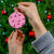 Pink Palaka Hawaii Cowboy Ceramic Ornament Puakenikeni Lei Paniolo Papale Seamless Vibes - Polynesian Pride
