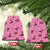 Pink Palaka Hawaii Cowboy Ceramic Ornament Puakenikeni Lei Paniolo Papale Seamless Vibes - Polynesian Pride