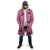 Pink Palaka Hawaii Cowboy Cloak Puakenikeni Lei Paniolo Papale Seamless Vibes - Polynesian Pride