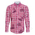 Pink Palaka Hawaii Cowboy Family Matching Summer Maxi Dress and Hawaiian Shirt Puakenikeni Lei Paniolo Papale Seamless Vibes - Polynesian Pride