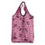 Pink Palaka Hawaii Cowboy Grocery Bag Puakenikeni Lei Paniolo Papale Seamless Vibes - Polynesian Pride