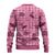 Pink Palaka Hawaii Cowboy Ugly Christmas Sweater Puakenikeni Lei Paniolo Papale Seamless Vibes - Polynesian Pride