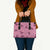 Pink Palaka Hawaii Cowboy Leather Bag Puakenikeni Lei Paniolo Papale Seamless Vibes - Polynesian Pride