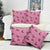 Pink Palaka Hawaii Cowboy Pillow Cover Puakenikeni Lei Paniolo Papale Seamless Vibes - Polynesian Pride