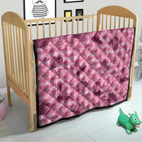 Pink Palaka Hawaii Cowboy Quilt Puakenikeni Lei Paniolo Papale Seamless Vibes - Polynesian Pride