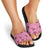Pink Palaka Hawaii Cowboy Slide Sandals Puakenikeni Lei Paniolo Papale Seamless Vibes - Polynesian Pride